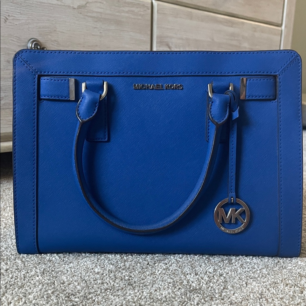 Michael Kors Vibrant Blue Satchel